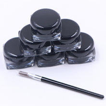 Fashion Cosmetic Waterproof Eye Liner pencil make up black liquid Eyeliner Shadow Gel Makeup Brush Black EF8