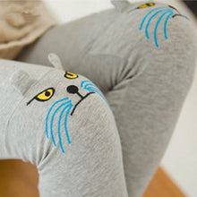 Cute Cat Printed Leggings Women Pants Cute Cotton Girl Leggings Women Clothing 5 Colors EF8