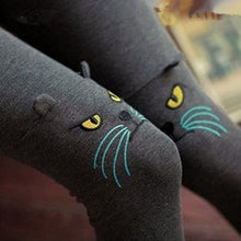 Cute Cat Printed Leggings Women Pants Cute Cotton Girl Leggings Women Clothing 5 Colors EF8