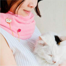 Cute Egg Cat Moon Rabbit Chain Brooch Badge Pin Jewelry Gift Women Girl Accessories S  Collar brooch EF8