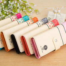 Fashion Flower Women Wallet 6Colors Flower Long Wallets Popular Portable Change Purse Wallet Delicate Casual Lady Cash Purse EF8
