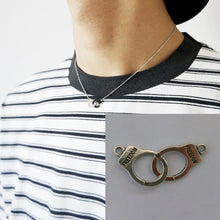 Individual Design Gold Color Steampunk Necklace Costume Jewelry H cuffs Collar Necklace EF8