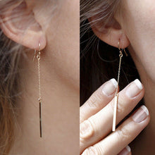 Jewelry Ear Stud For Women Gold Plated Party Cocktail Long Dangle Drop Chain Tassels Hook Earrings EF8