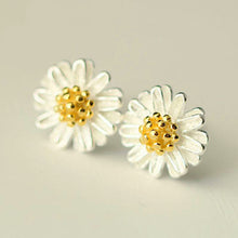 Jewelry Imitation silver models Daisy Gerbera daisy fresh high-end jewelry gift earrings EF8