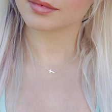 Jewelry Necklace For Women Tiny Gold Sideways Cross Necklace Silver Cross Necklace Pendant Jewelry Collares Mujer Bijoux EF8