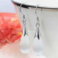 Long Drop Earrings Sample Jewelry for Girl Women Elegant Opal Earrings Drops EF8