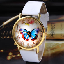 Fashion Luxury Roman Women's Leather Quartz Watch Fashion Numerals Wrist Watch EF8