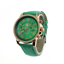 Fashion Luxury Roman Women's Leather Quartz Watch Fashion Numerals Wrist Watch EF8