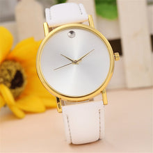 Fashion Luxury Roman Women's Leather Quartz Watch Fashion Numerals Wrist Watch EF8