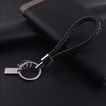 Men Faux Leather Key Chain Ring Car Keyring Gift For Men  EF8