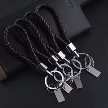 Men Faux Leather Key Chain Ring Car Keyring Gift For Men  EF8