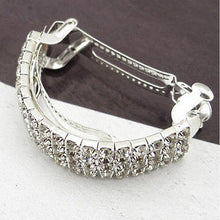 Rhinestone Four Rows of Square Hairpins Clips for Girls Women Headwear Hair Accessories Women Hairpins EF8