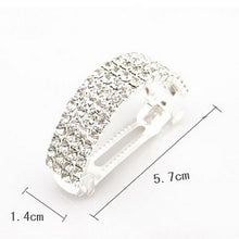 Rhinestone Four Rows of Square Hairpins Clips for Girls Women Headwear Hair Accessories Women Hairpins EF8