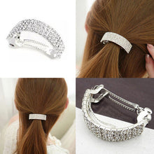 Rhinestone Four Rows of Square Hairpins Clips for Girls Women Headwear Hair Accessories Women Hairpins EF8