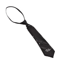 School Boys Sequin Necktie Solid Color Adjustable Children Kids Baby Wedding Elastic Tie Necktie EF8
