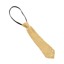 School Boys Sequin Necktie Solid Color Adjustable Children Kids Baby Wedding Elastic Tie Necktie EF8