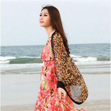Sexy Chiffon Blouses Women Long Sleeve Notched Leopard Blouses Shirts Women Long Shirts Tops One Size EF8