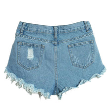 Fashion Short Jeans Women High Waist Denim Shorts Frayed HoleSuper Cool Flash Shorts S-L Pantalon Femme EF8