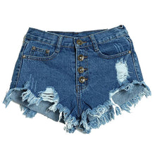 Fashion Short Jeans Women High Waist Denim Shorts Frayed HoleSuper Cool Flash Shorts S-L Pantalon Femme EF8