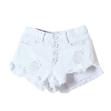 Fashion Short Jeans Women High Waist Denim Shorts Frayed HoleSuper Cool Flash Shorts S-L Pantalon Femme EF8