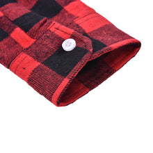 Women Casual Cotton Lapel Long-Sleeve Plaid Shirt Ladies Slim Outerwear Blouse Tops EF8