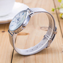 Fashion Women Ladies Crystal Gold Mesh Band Bracelet quartz Wrist Watch relogio feminino montre femme EF8