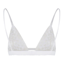 Women Sexy Floral Sheer Lace Triangle Bralette Unpadded Bra Crop Top Lingerie EF8