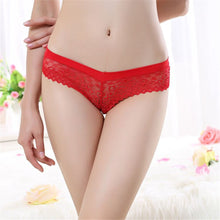 Women Sexy Lace Thong Low Waist V-string Briefs Panties Thongs G-string Lingerie Women Underwear EF8