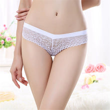 Women Sexy Lace Thong Low Waist V-string Briefs Panties Thongs G-string Lingerie Women Underwear EF8