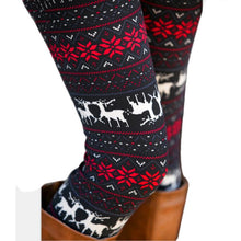 Fashion Women Skinny Leggings Stretchy Flower Deer Printed Pencil Pants Women Leggings Plus Size EF8
