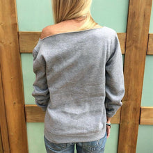Fashion Women Tops Sexy Letters Print Long Sleeves Pullover Sweater Shirt Casual EF8