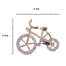 able bike bicycle lovers pectoral flower gift brooch Pin S s EF8