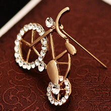 able bike bicycle lovers pectoral flower gift brooch Pin S s EF8