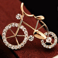 able bike bicycle lovers pectoral flower gift brooch Pin S s EF8