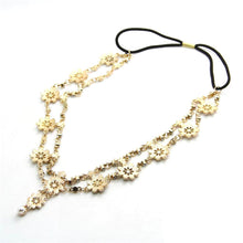 Flower Tassel Head Jewelry Women Elegant Rhinestone Elastic Head Chain Tiaras Bride Wedding Head Jewelry EF8