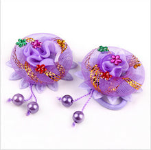 Flowers Hair Holder Gum Rope Baby Girls Kids Cute Hair Tie Accessories Elastic Scrunchie Styling Head Wear EF8