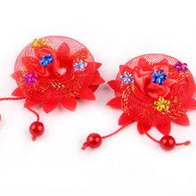Flowers Hair Holder Gum Rope Baby Girls Kids Cute Hair Tie Accessories Elastic Scrunchie Styling Head Wear EF8