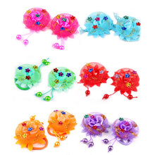 Flowers Hair Holder Gum Rope Baby Girls Kids Cute Hair Tie Accessories Elastic Scrunchie Styling Head Wear EF8