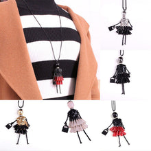 For Lover Gifts Bead Dress Long Chain H made Jewelry Accessories S  Doll Pendant Necklaces EF8