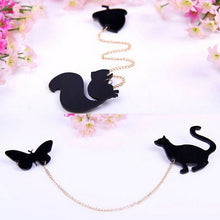 For Women Hotsale able Creative Brooch Fruit Squirrel Birds Butterflies Cat Brooches Pins EF8