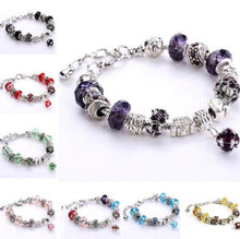 For Women Crystal Beads Bracelet Women Men s Gold Jewellery Heart Charm Bracelets   Bangles EF8