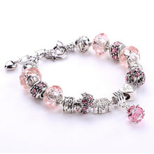For Women Crystal Beads Bracelet Women Men s Gold Jewellery Heart Charm Bracelets   Bangles EF8