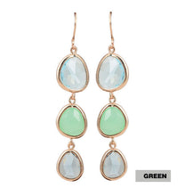 For Women Long Dangle Earrings Women Jewelry Charms Colorful Crystal Stone Long Drop Earrings EF8