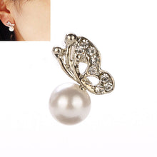 For Women Gifts butterfly pearl earrings  han edition earrings jewelry for the bride's Pearl Stud Earrings EF8