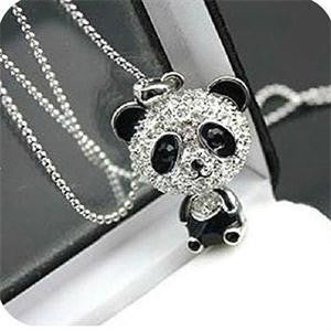 Imitation Diamond Sweater Chain Necklace Cute P a Jewelry N001 10g EF8