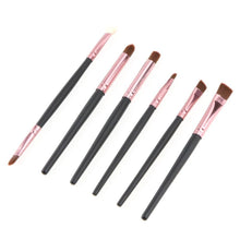 6pc Makeup Brushes Set Powder Foundation Eyeshadow Eyeliner Lip Cosmetic Brushes Maquiagem Stock Clearance EF8