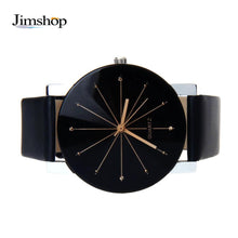 Men Fashion Leather Band Clock Analog Quartz Watch Wrist Watch Relojes Masculino Relojes Mujer Watch EF8