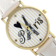 4 Colors Fashion Leather strap Anchor GENEVA Watches Women Dress Watches EF8