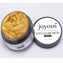 Joyous One-time Dye Hair Easy Remover Hair Coloring Spray DIY Temporary Mud Cream Men's Hair Dye For Men EF8