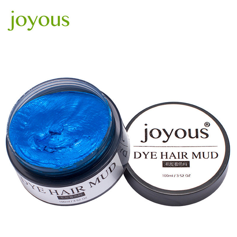 Joyous One-time Dye Hair Easy Remover Hair Coloring Spray DIY Temporary Mud Cream Men's Hair Dye For Men EF8